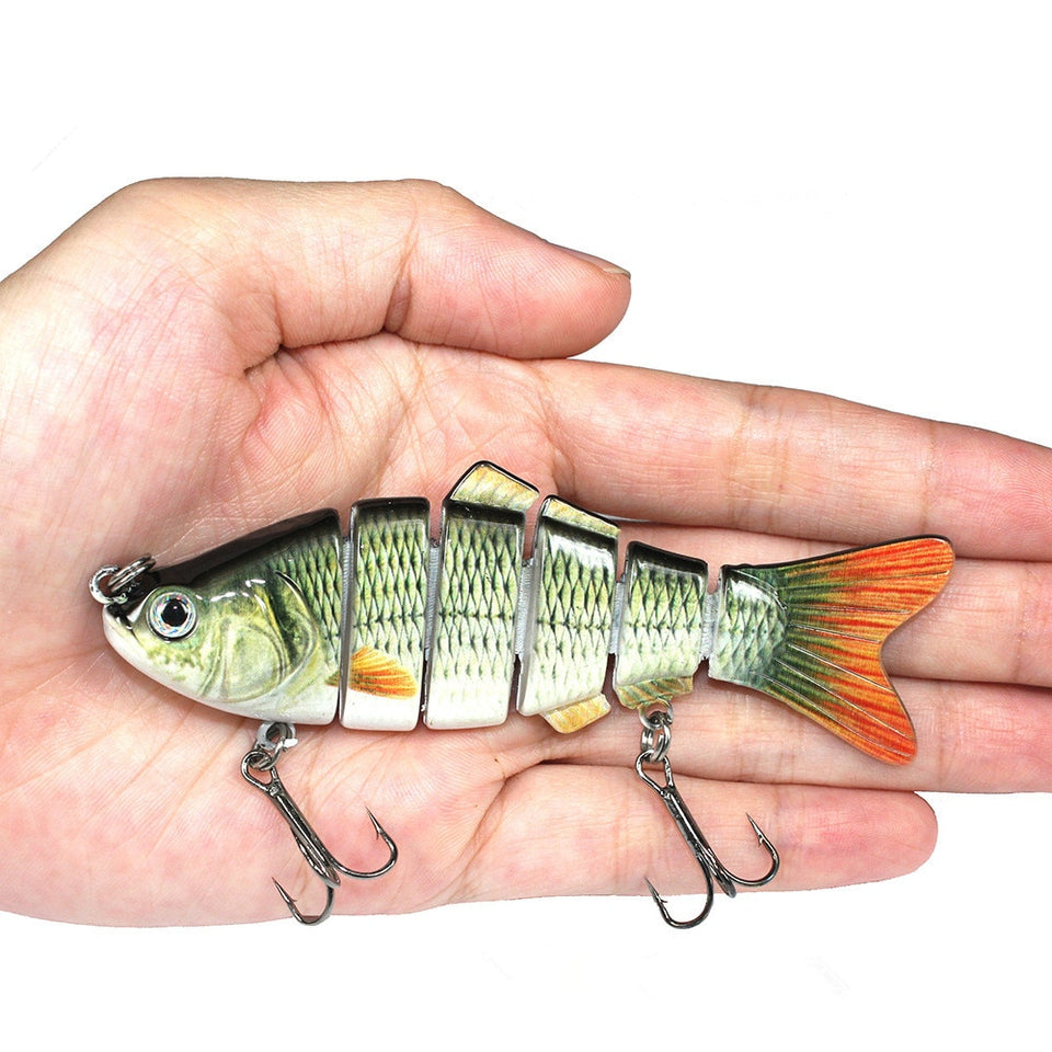 LIFELIKE FISHING 6 SEGMENT LURE CRANK-BAIT