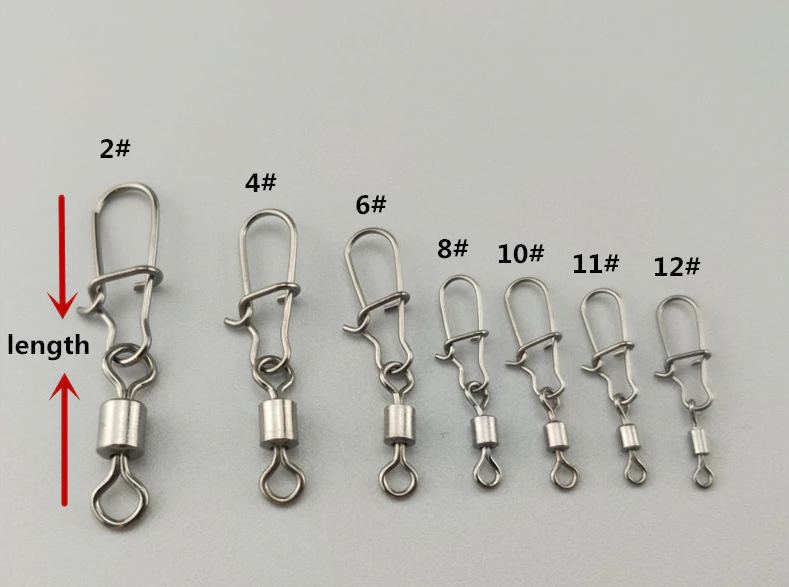30PCS BEST FISHING SWIVELS