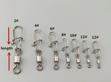 30PCS BEST FISHING SWIVELS