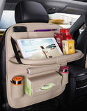 LEATHER CAR SEAT ORGANIZER AND STORAGE