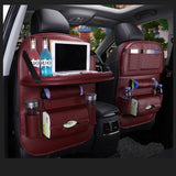 LEATHER CAR SEAT ORGANIZER AND STORAGE